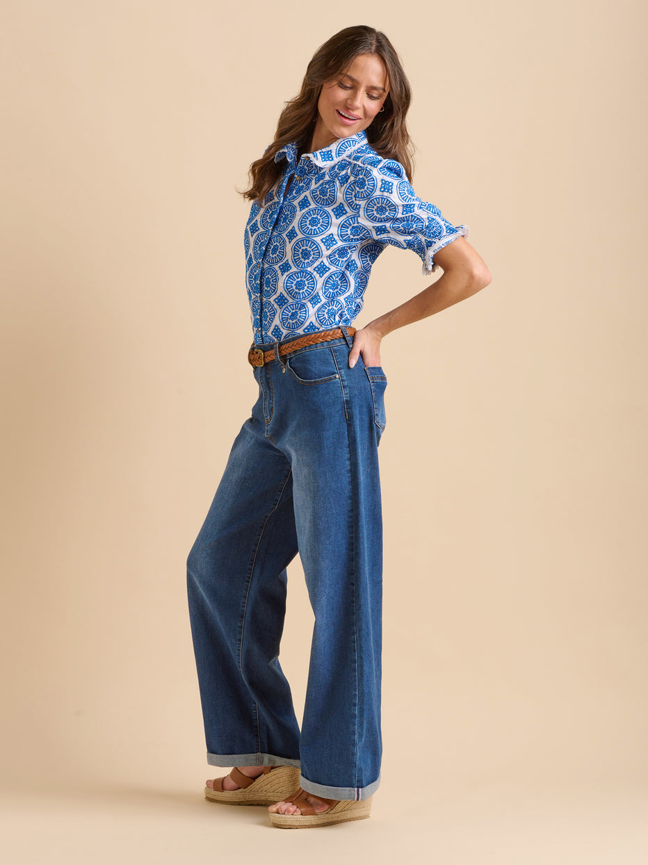 Brakeburn Wide Leg Jeans