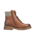 Rieker Tan Ankle Boot 73220-Footwear-White finn