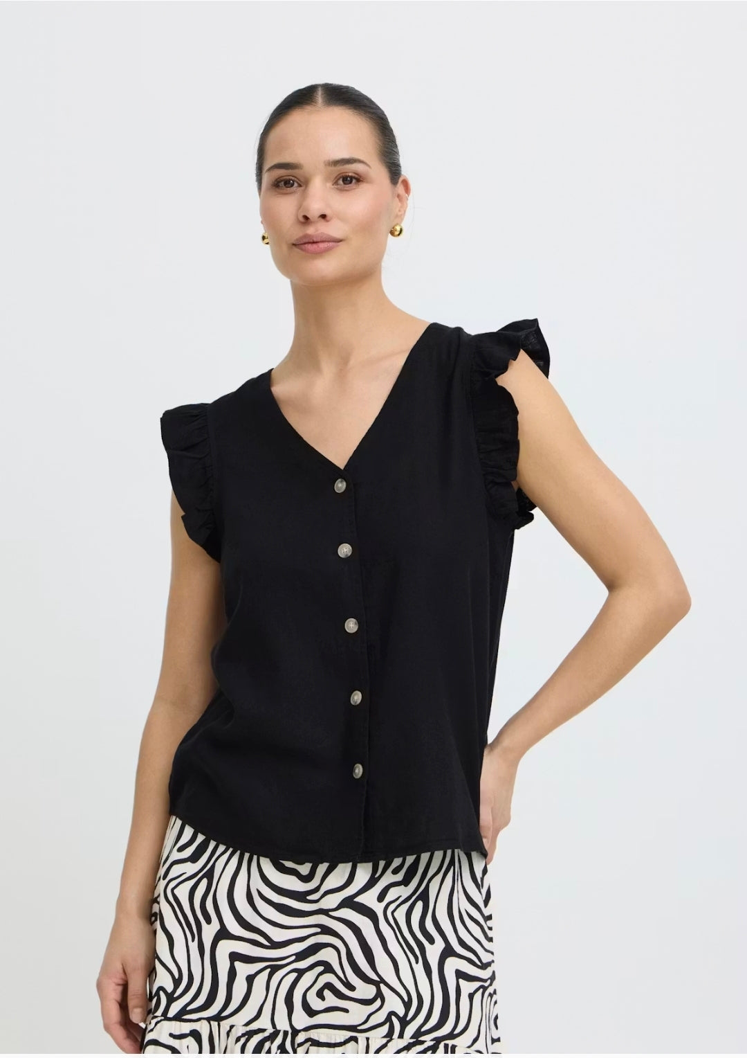 B young Falakka Ruffle Top