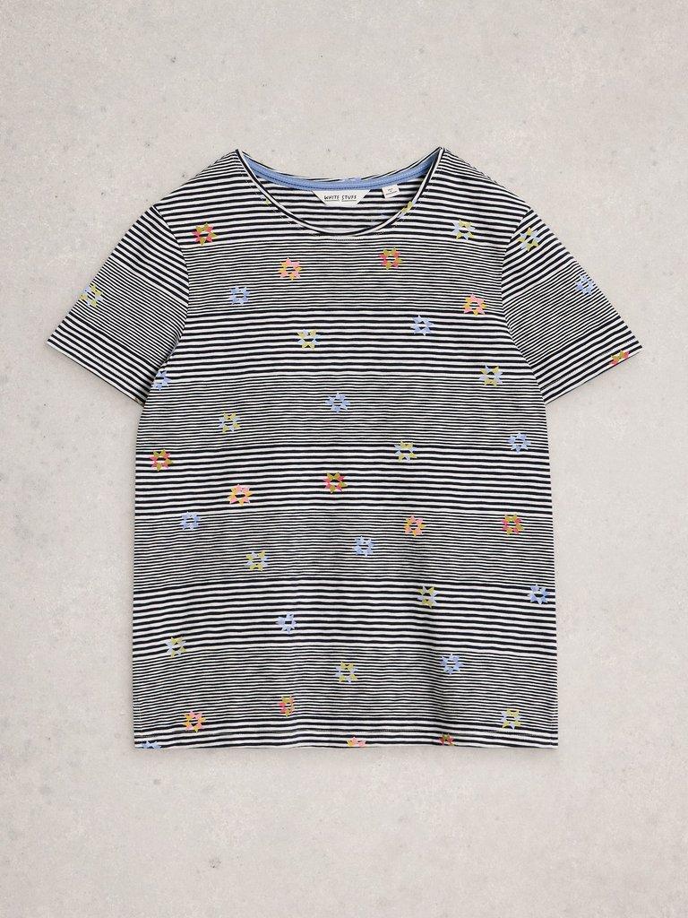 White Stuff ABBIE STRIPE TEE-White Stuff-White finn