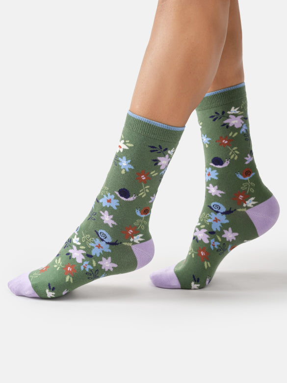 Thought Garden Snail Organic Cotton Socks