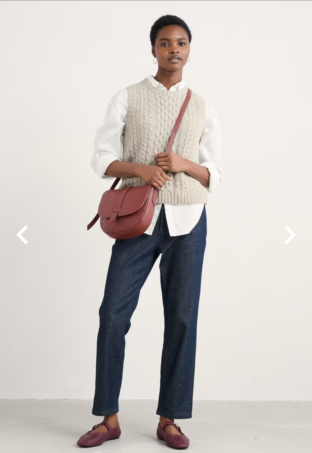 Seasalt Newlyn Cable Stitch Vest