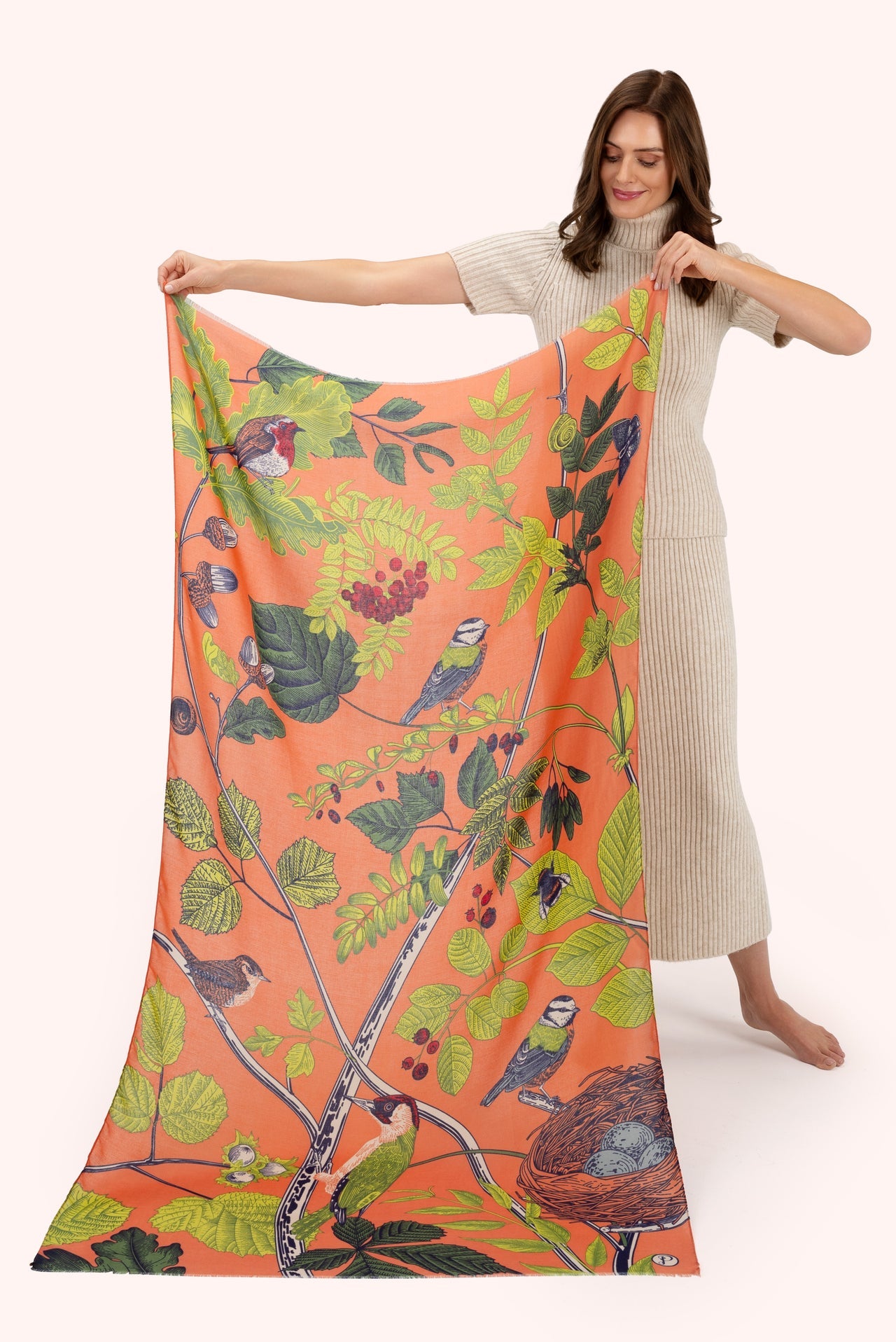Powder Print Scarf - Amongst The Trees