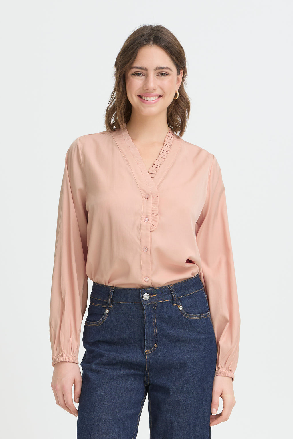 Fransa Frdiana Shirt 2-Fransa-White finn