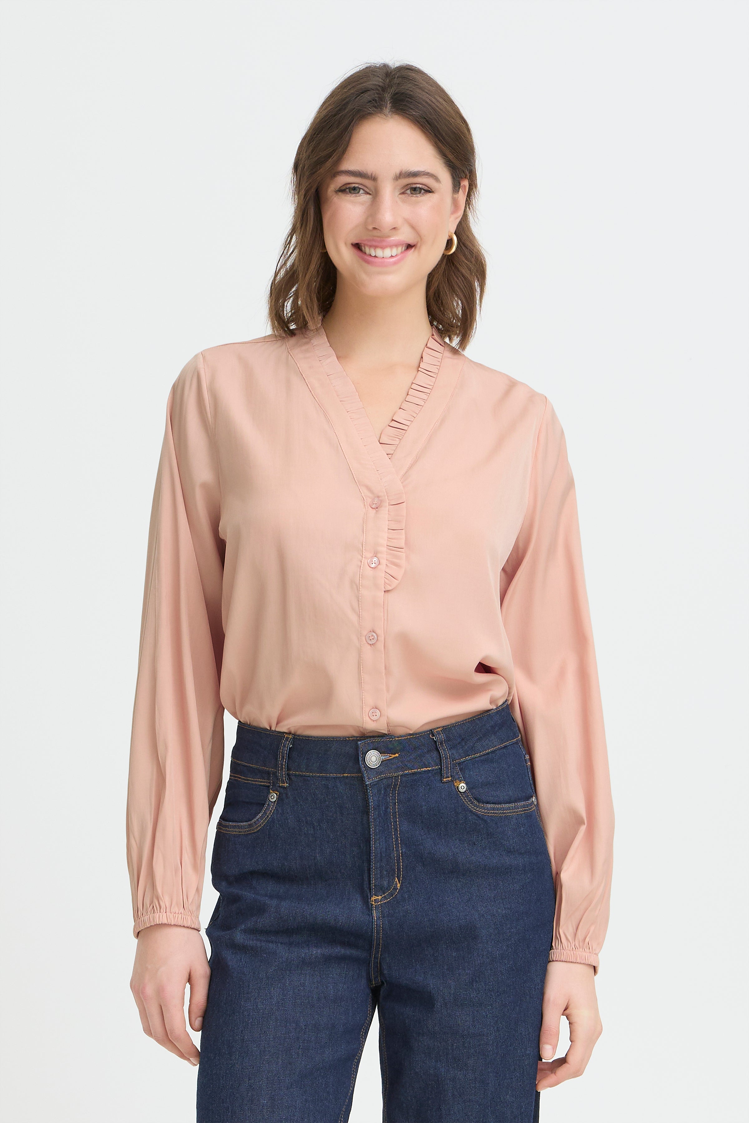 Fransa Frdiana Shirt 2-Fransa-White finn