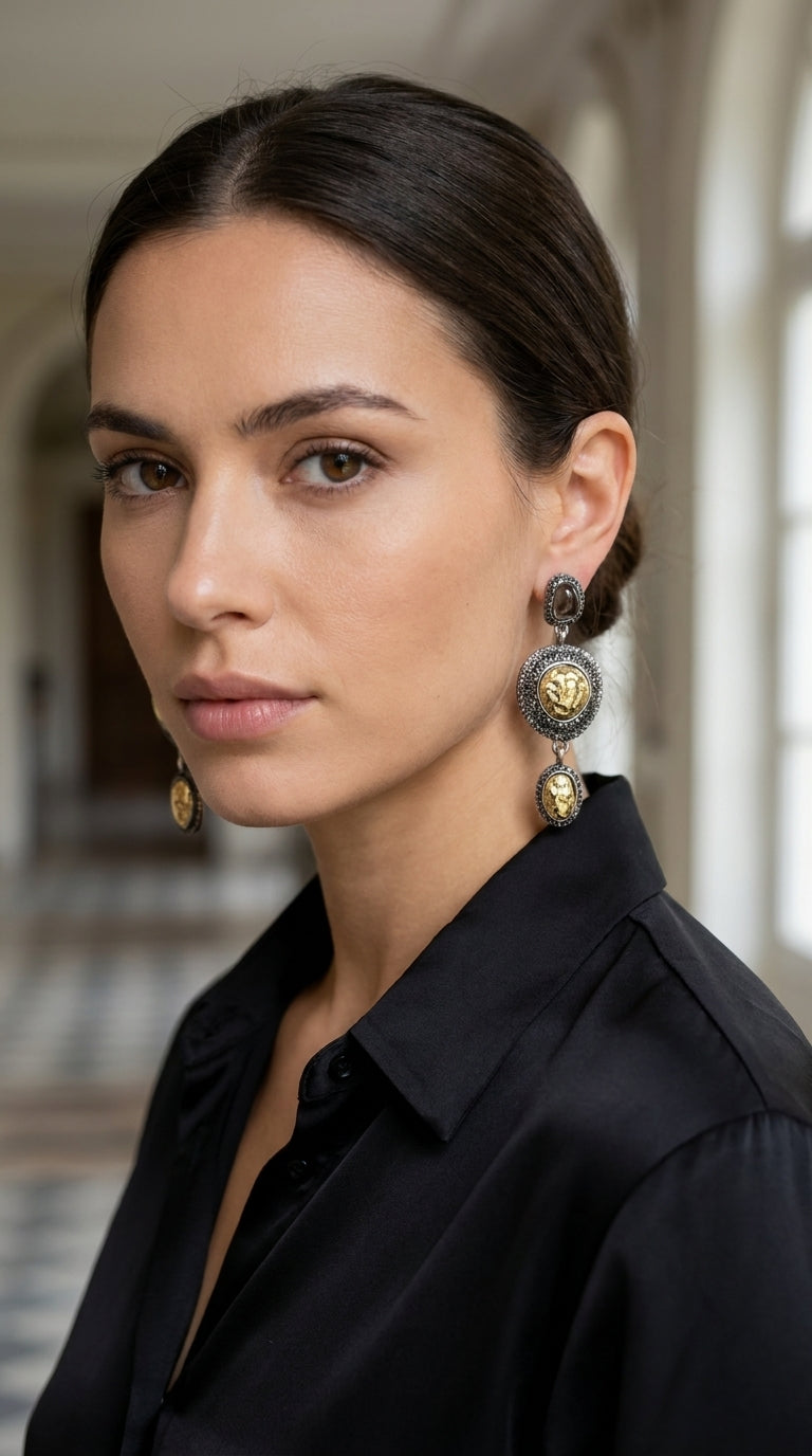 Envy lion Drop Earrings 571
