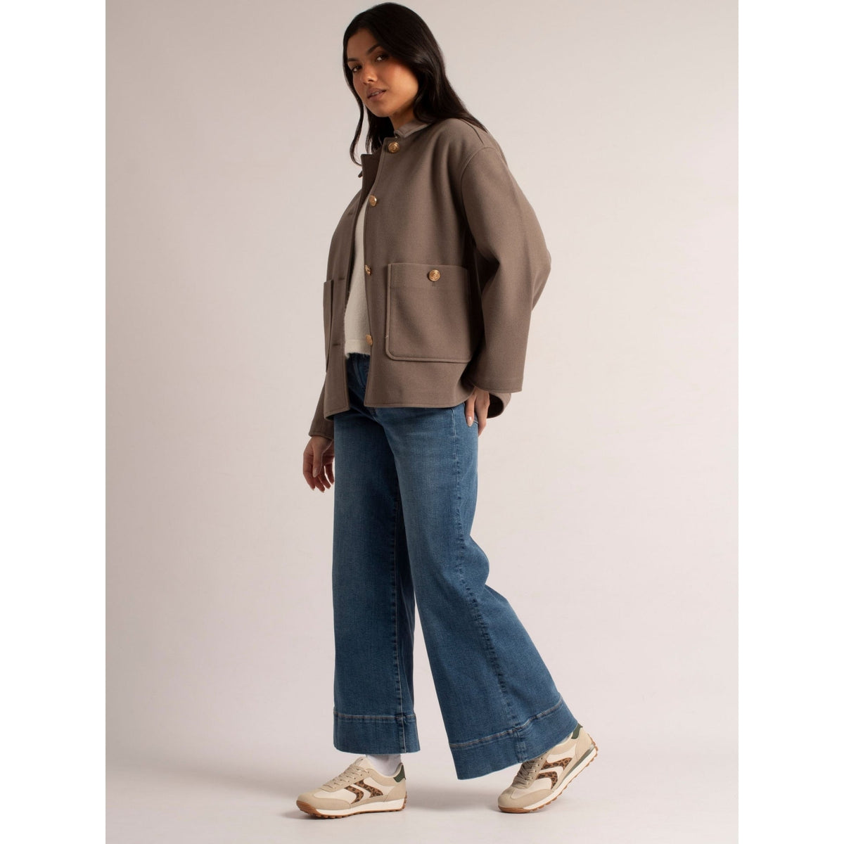 Lunar Janey Beige Trainer
