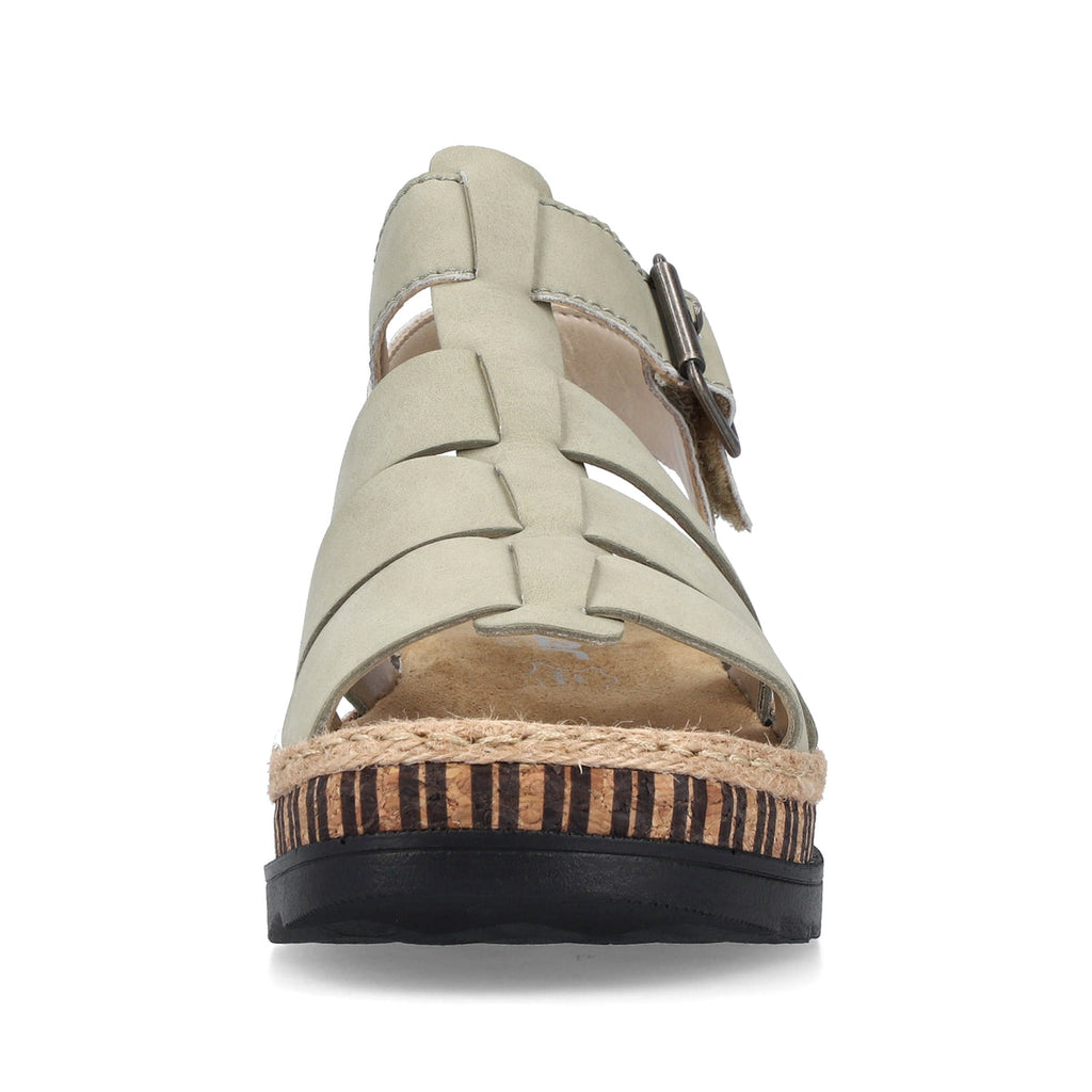 Rieker Black Sandal V7904-Rieker-White finn