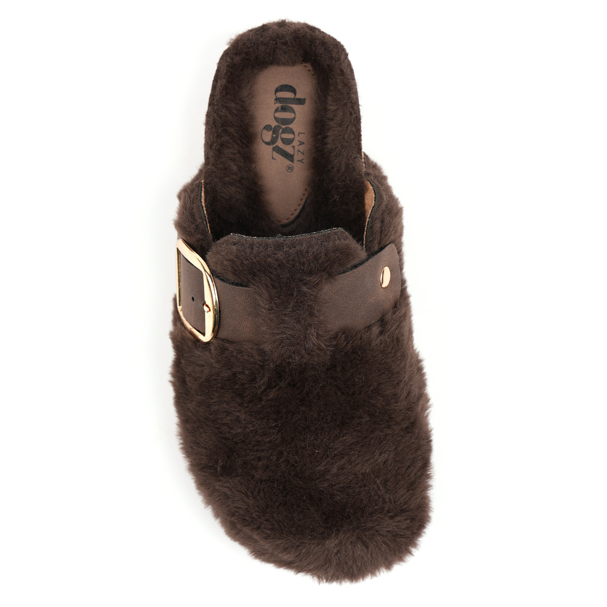 Lunar Rhianna Brown Mule Slipper