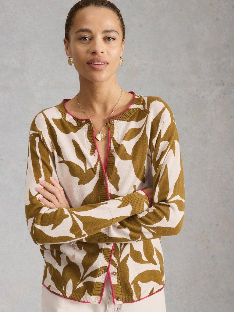 White Stuff LULU PRINT CARDIGAN
in GREEN PRINT