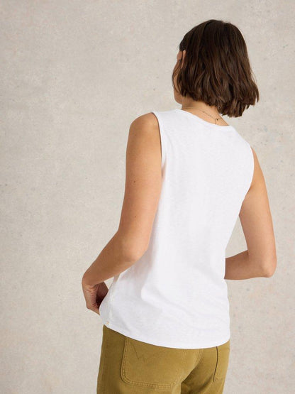 White Stuff Lola Vest-White finn