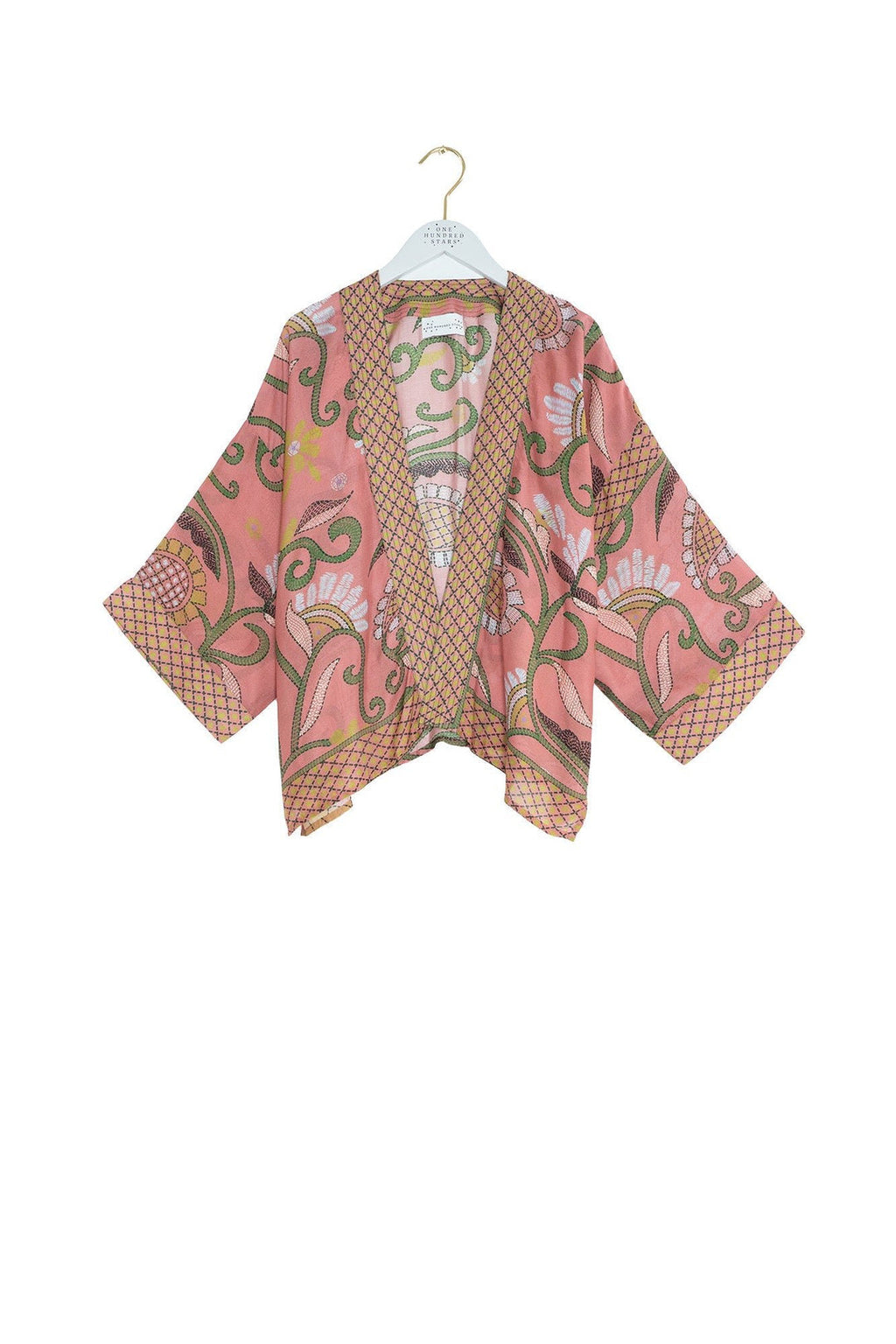 One Hundred Stars Giant Kantha Dusk Kimono-One Hundred Stars-White finn