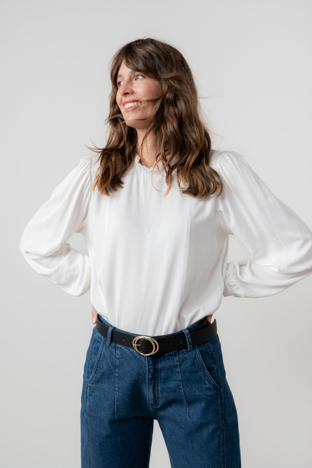 Lily and Me Rosewood Top Plain-Lily and Me-White finn