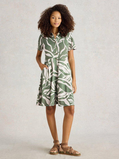 White Stuff Ria Jersey Shirt Dress