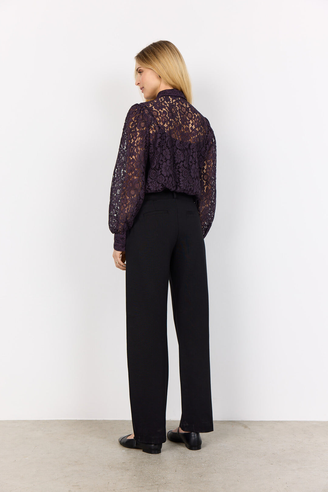 Soya Concept SC-NANNI 3 Pants Black-Trousers-White finn