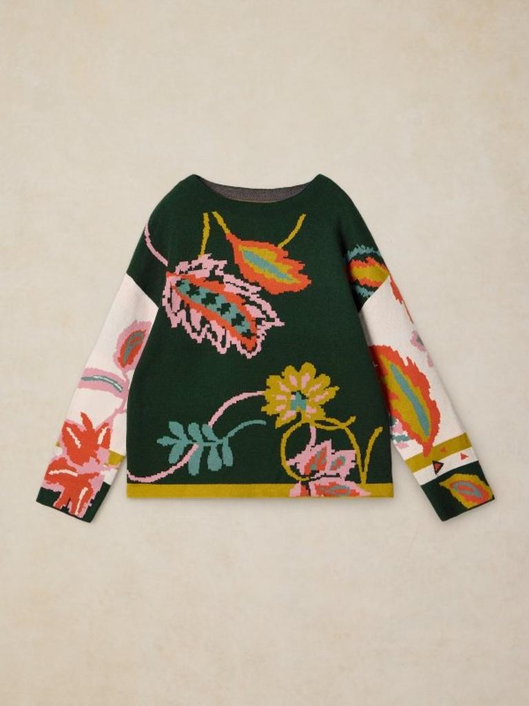White Stuff fabia floral jumper