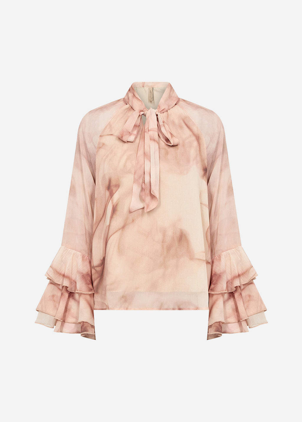Soya Concept SC-HALA 1 AOP Blouse Dusty blue
