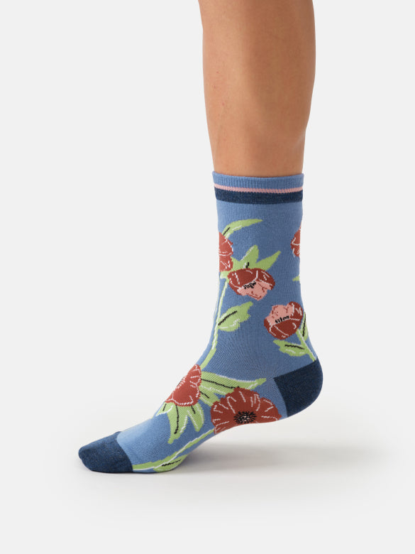 Thought Poppy Meadow Organic Cotton Socks
