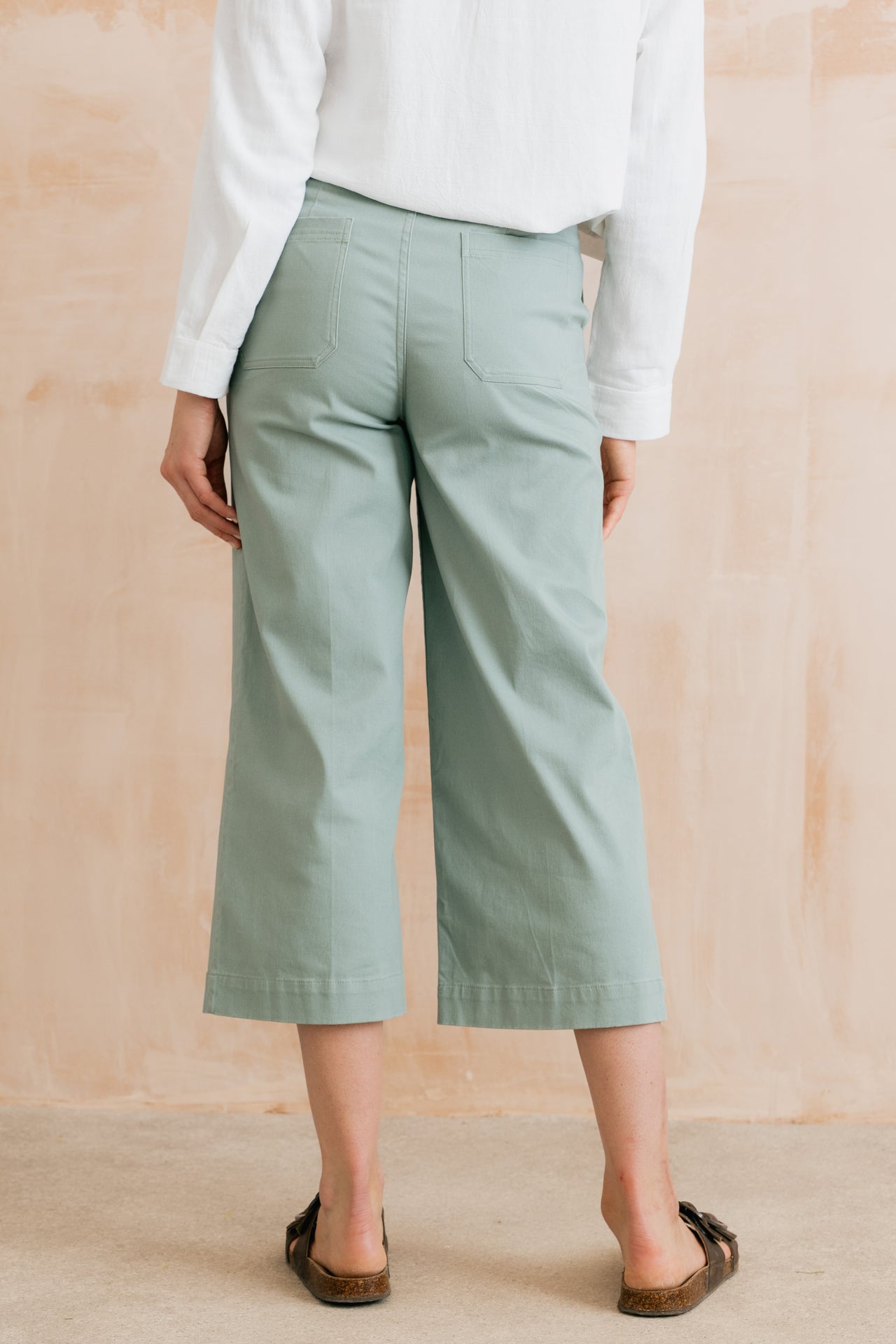 Lily and Me Isla Stretch Twill Crop Trousers