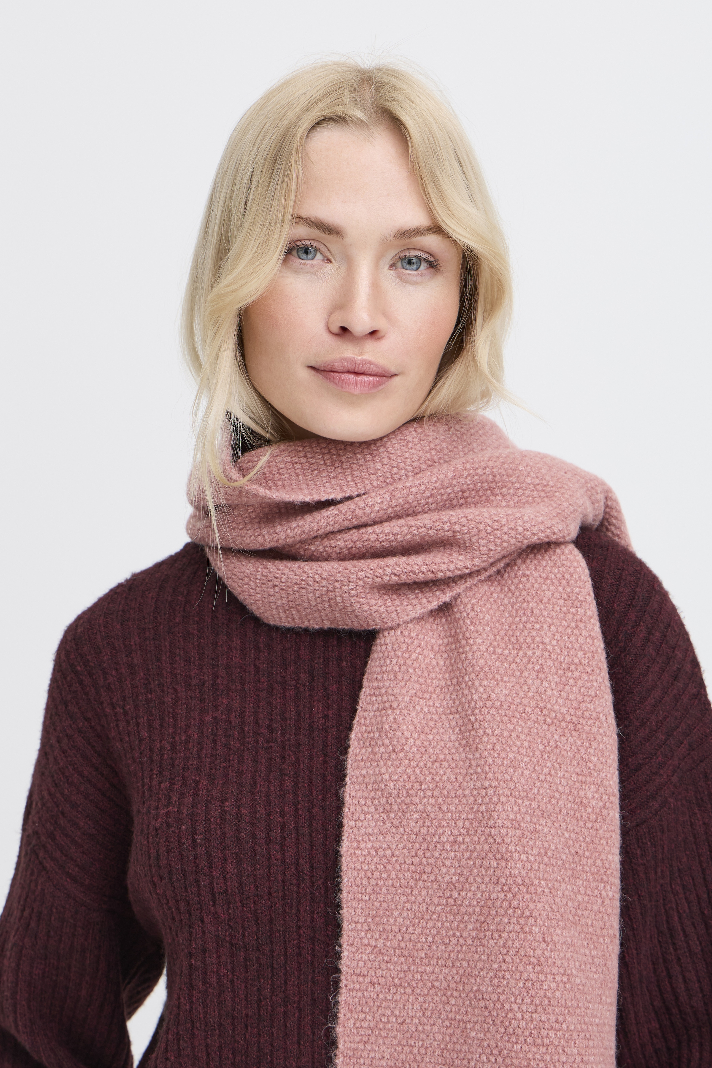 B young Byvilko Scarf-Scarves-White finn