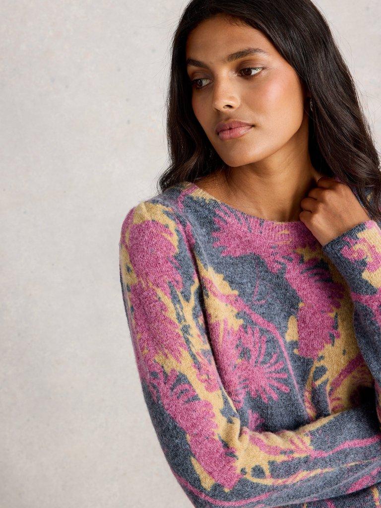 White Stuff Jodie Printed Jumper