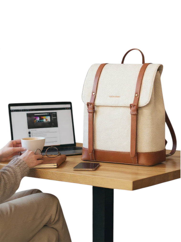 David Jones CM8355 Backpack-David Jones-White finn