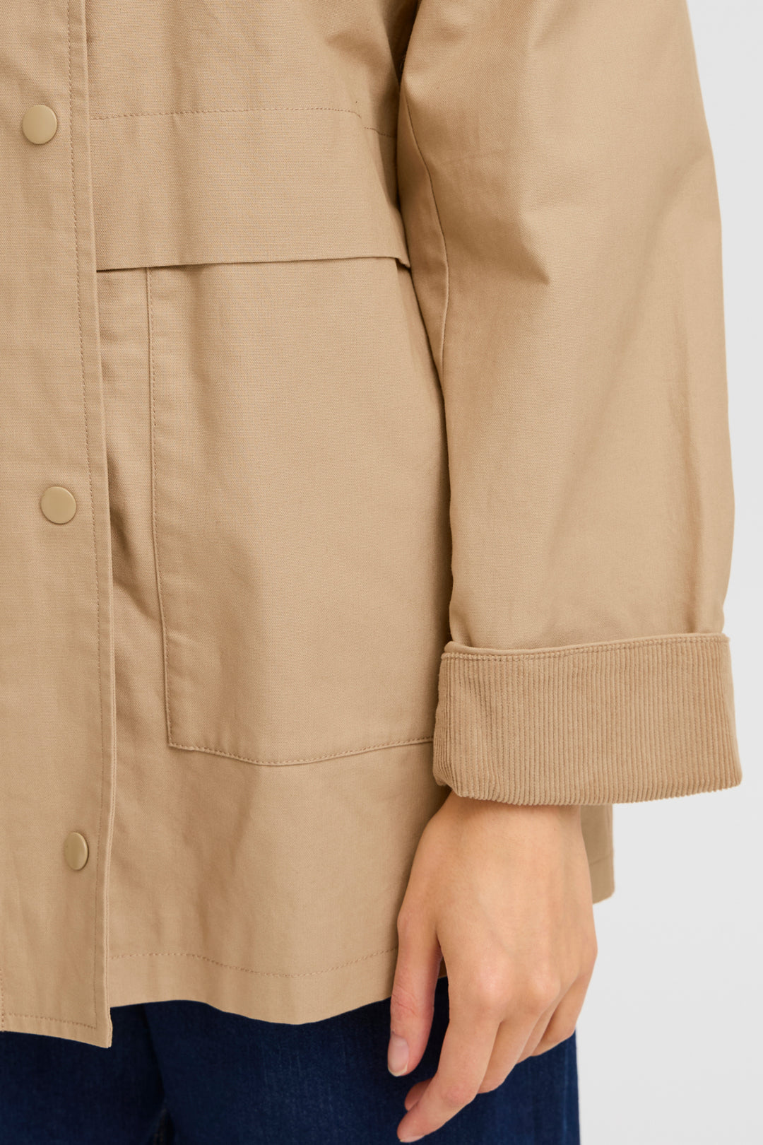 Fransa Fransa Frfirefly Jacket 1-Coats & Jackets-White finn