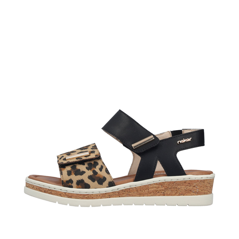 Rieker Contrast Sandal V4181-Rieker-White finn