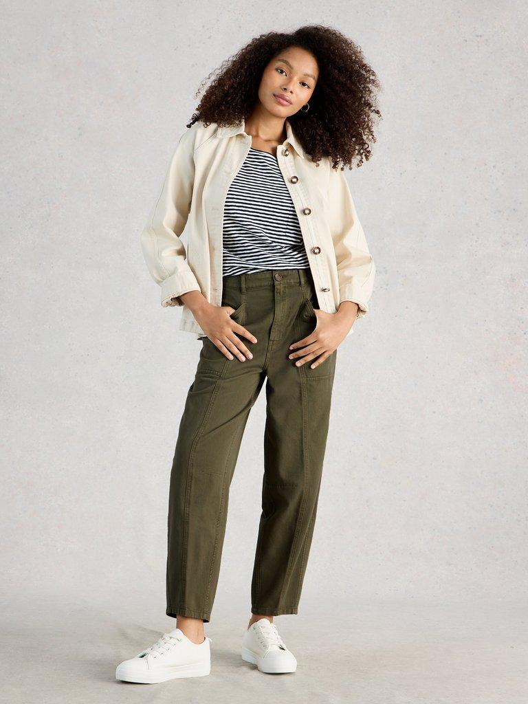 White Stuff Aubrey Barrel Trouser-White Stuff-White finn