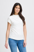 Fransa Fazaskater Top-Shirts & Tops-White finn