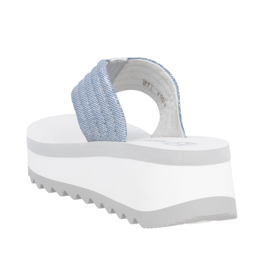 Rieker Fitflop W3054-14-Footwear-White finn