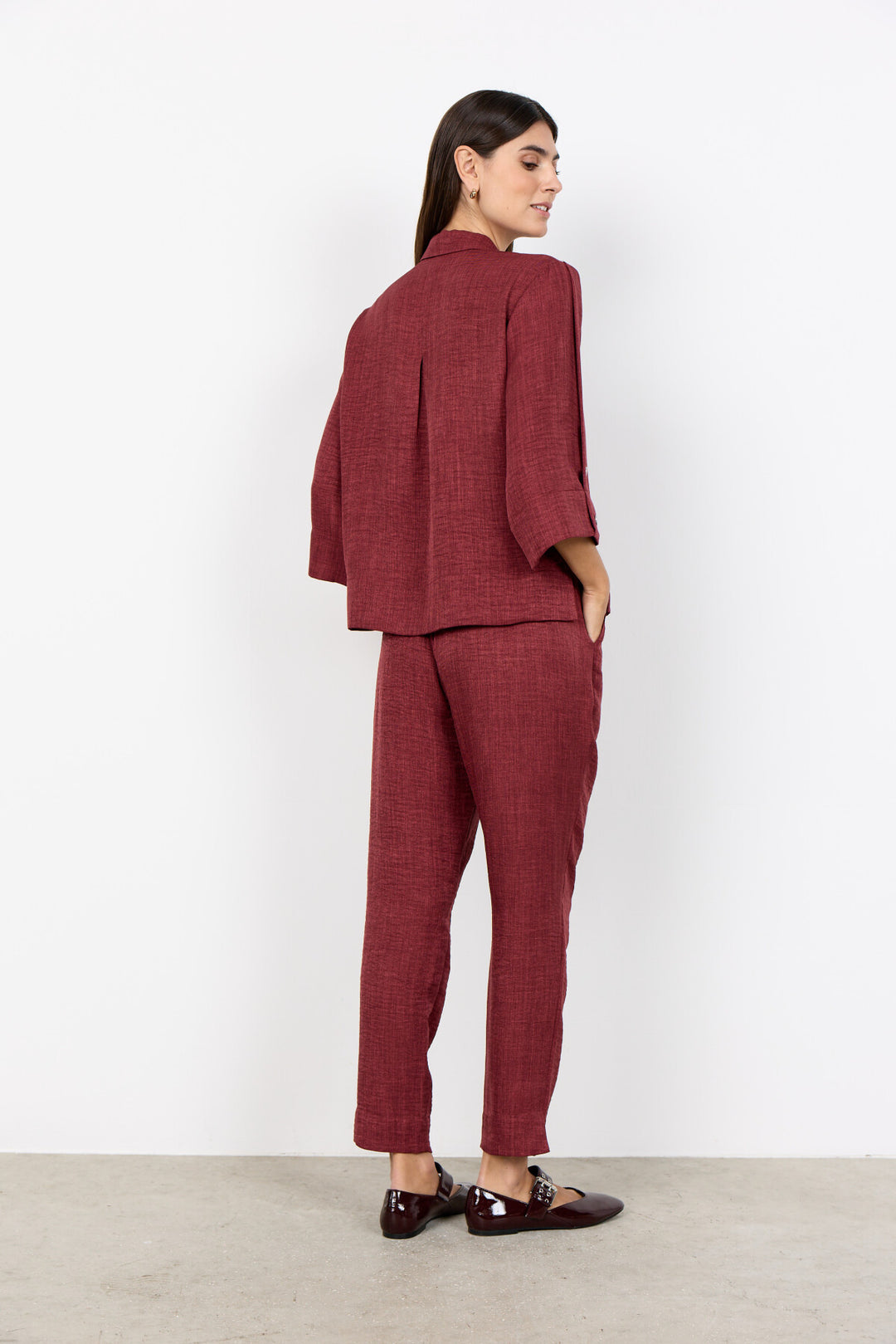 Soya Concept SC-CHARISSA 5 Shirt Dark red