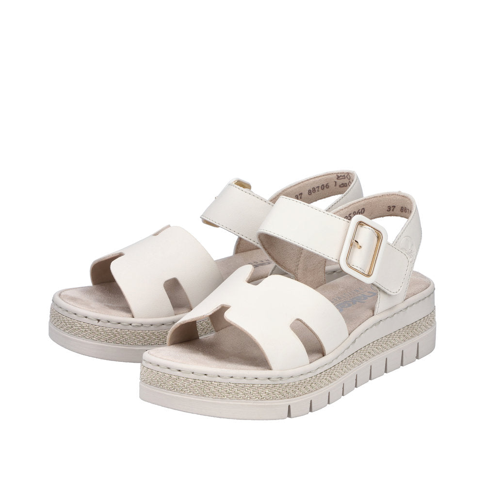 Rieker Sandal V4952-Rieker-White finn