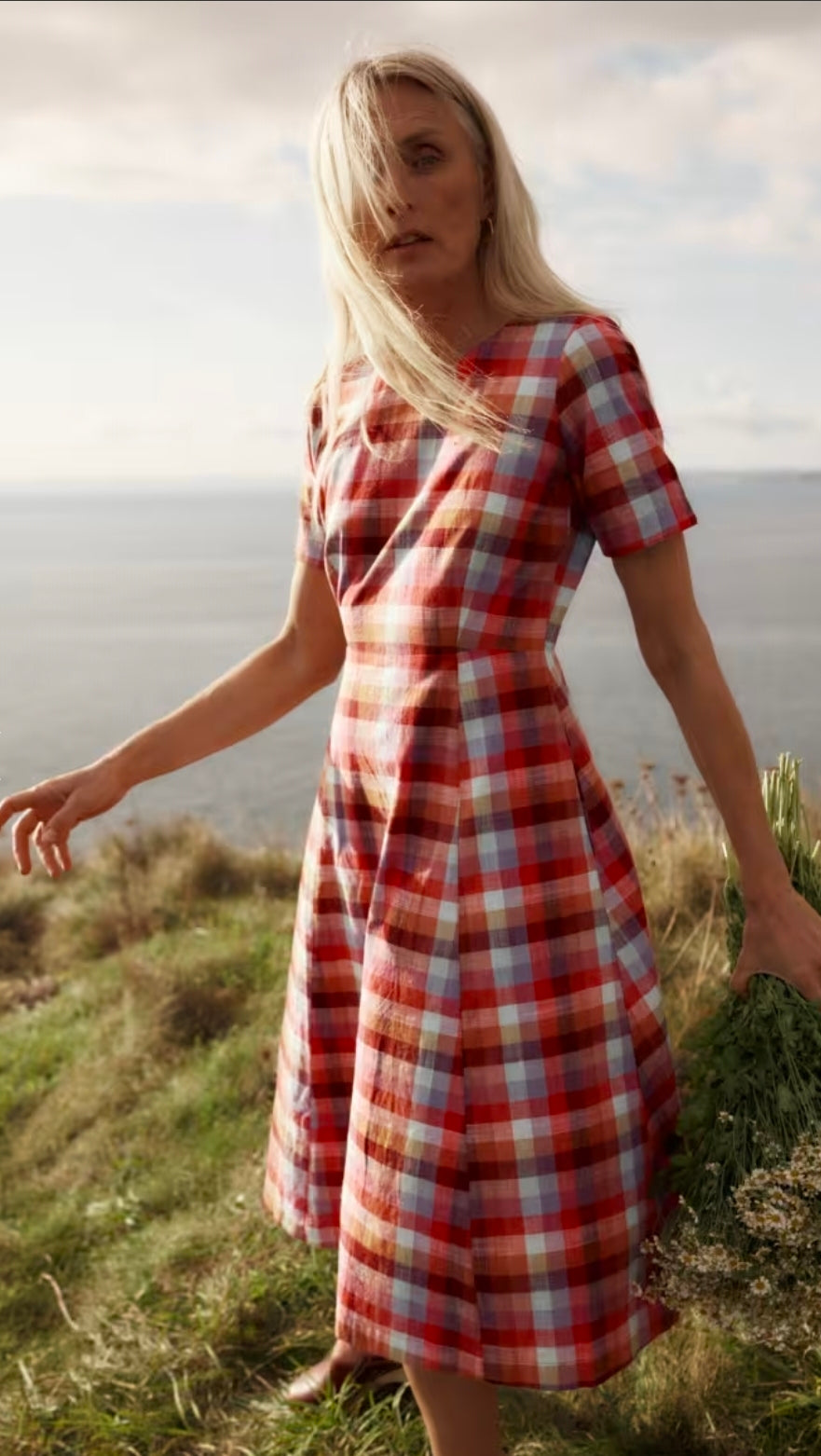 Seasalt Medlar Tree Organic Cotton Midi Dress