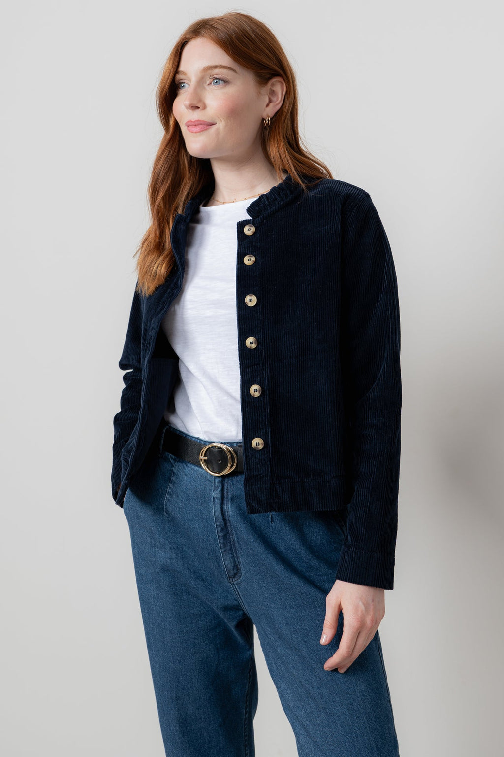 Lily and Me Rene Cord Jacket  Plain