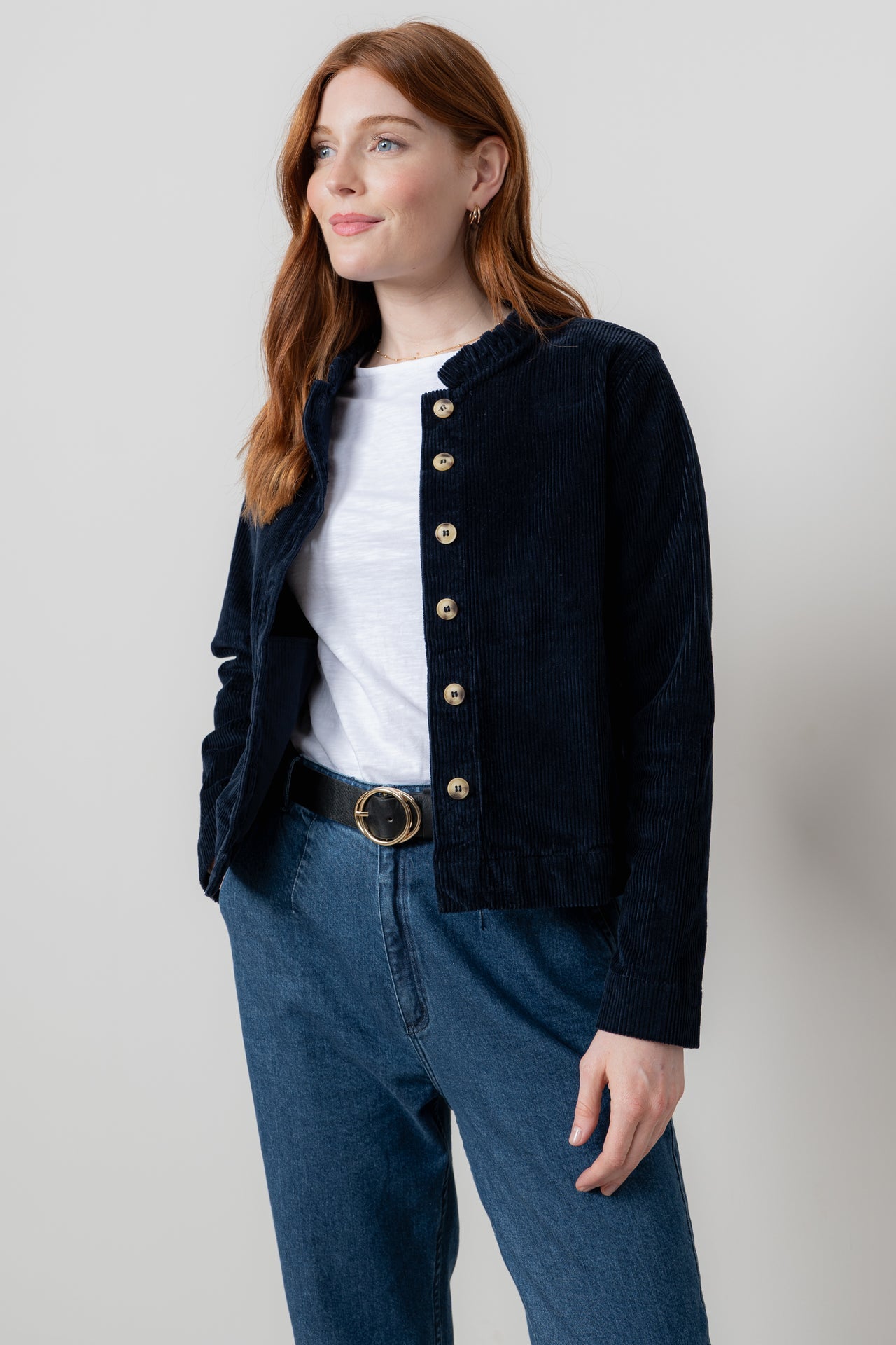 Lily and Me Rene Cord Jacket  Plain