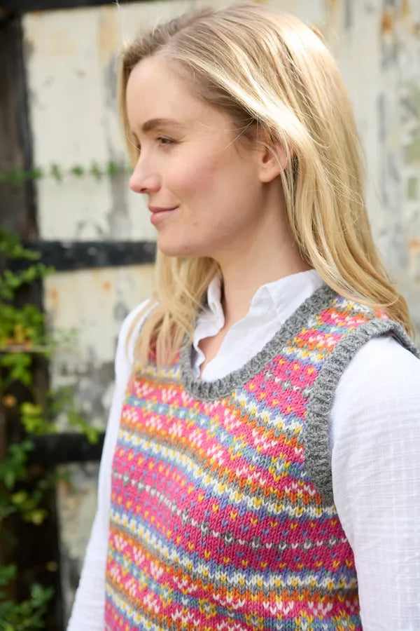 Pachamama Iona Tank Top-Knitwear-White finn