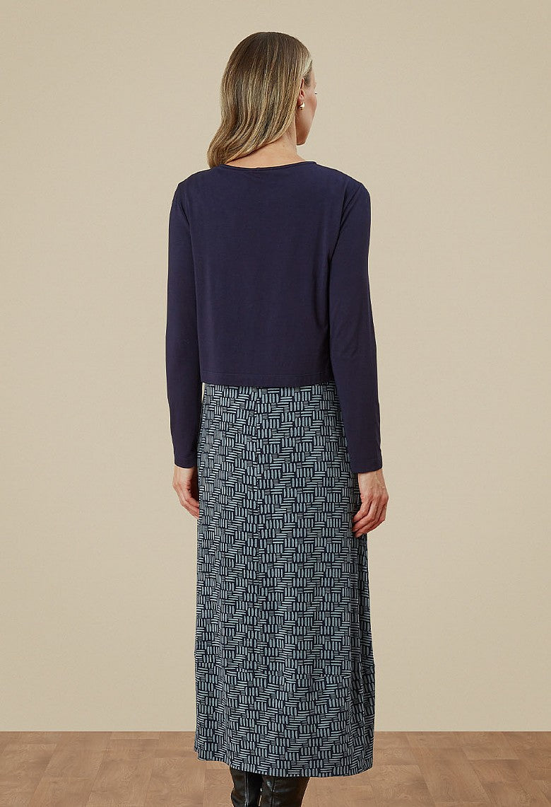 JEANIE DRESS LITTLE STICKS PRINT-Dress-White finn