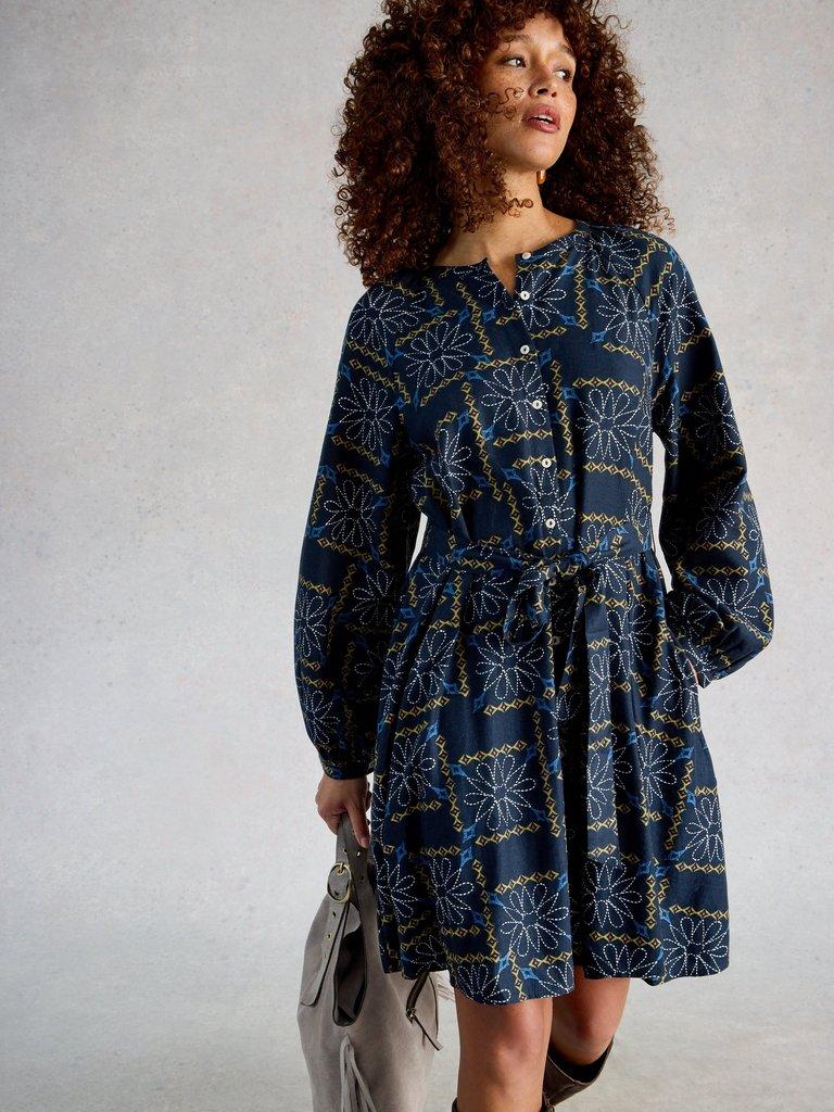 White Stuff Monique Swing Dress-White Stuff-White finn