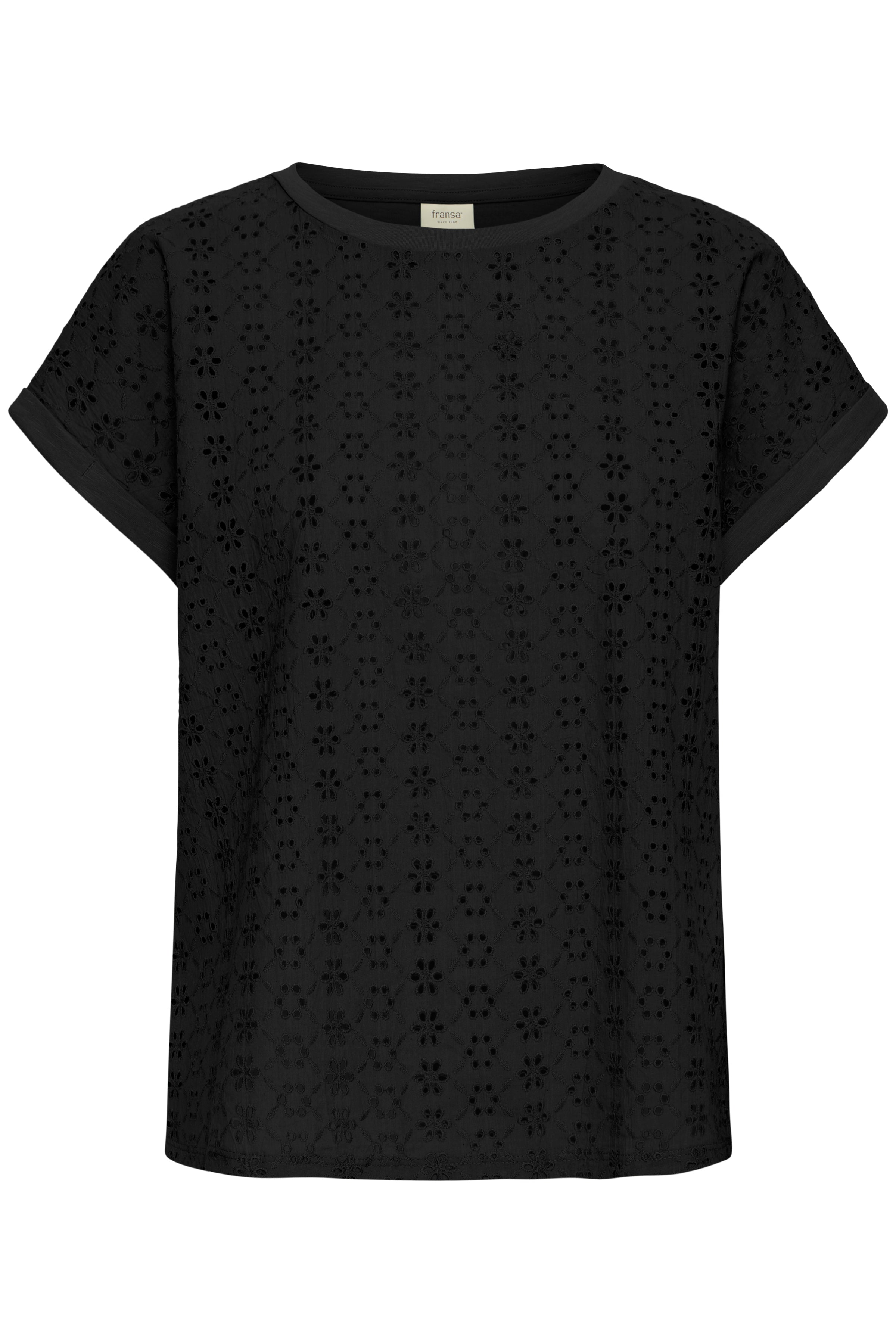 Fransa Frsansa Tee 4-Shirts & Tops-White finn