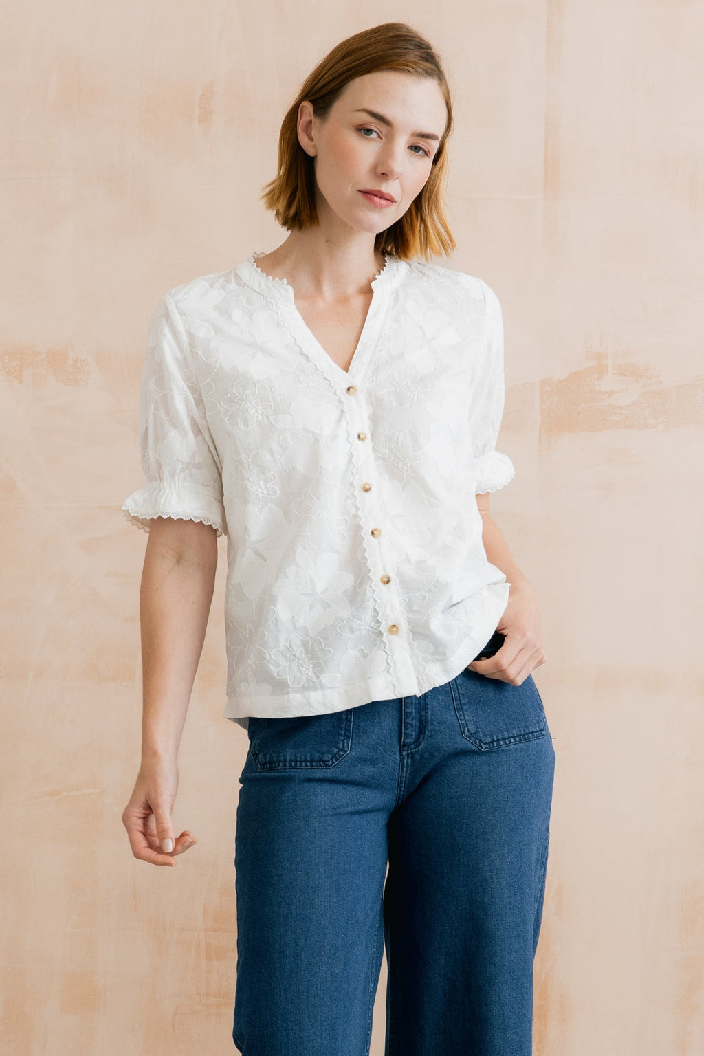 Lily and Me Pintail Blouse Big Bloom