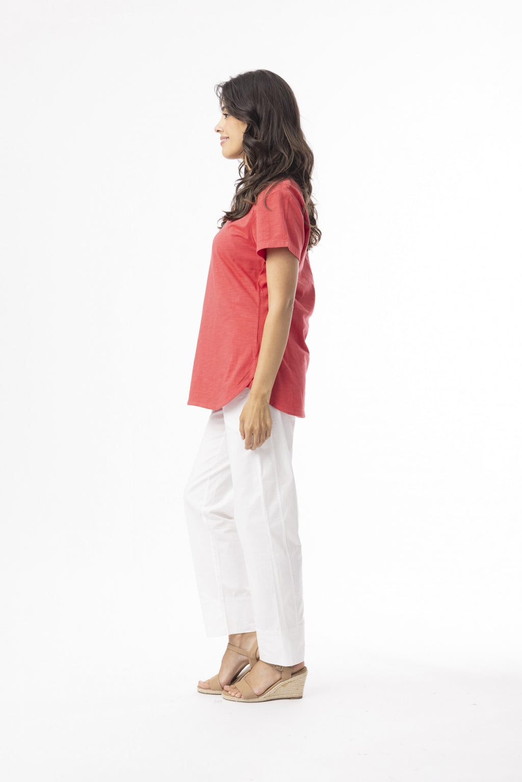 Orientique Knit Essentials Tee Crew-Orientique-White finn