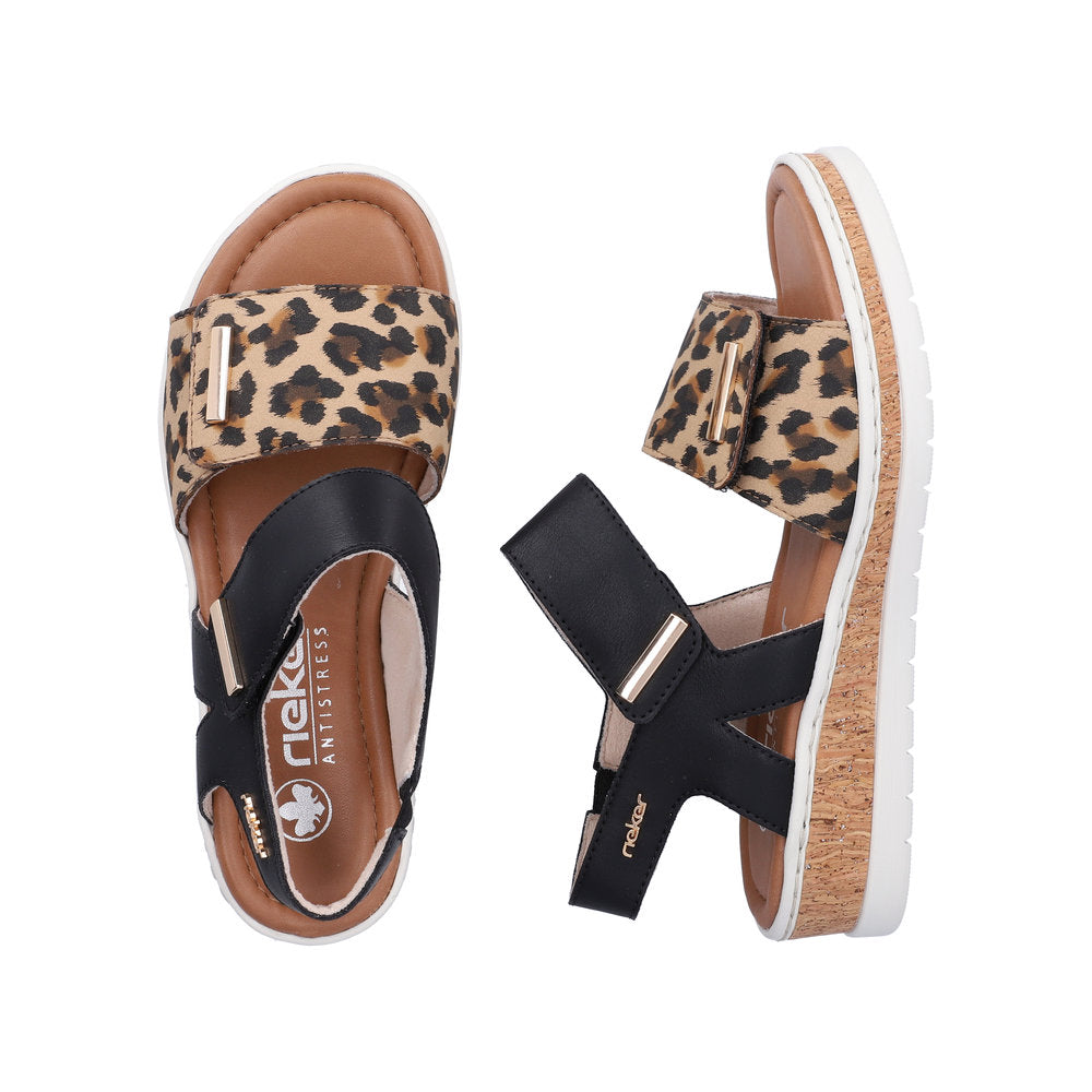 Rieker Contrast Sandal V4181-Rieker-White finn