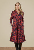 ADEL DRESS MAZE PRINT-Dress-White finn