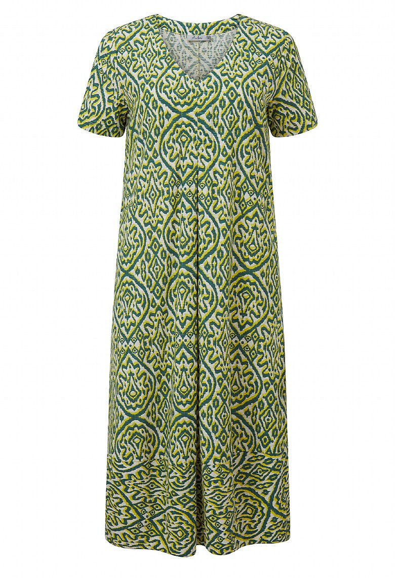 Adini Inky Geo Mima Dress - Multi-Adini-White finn