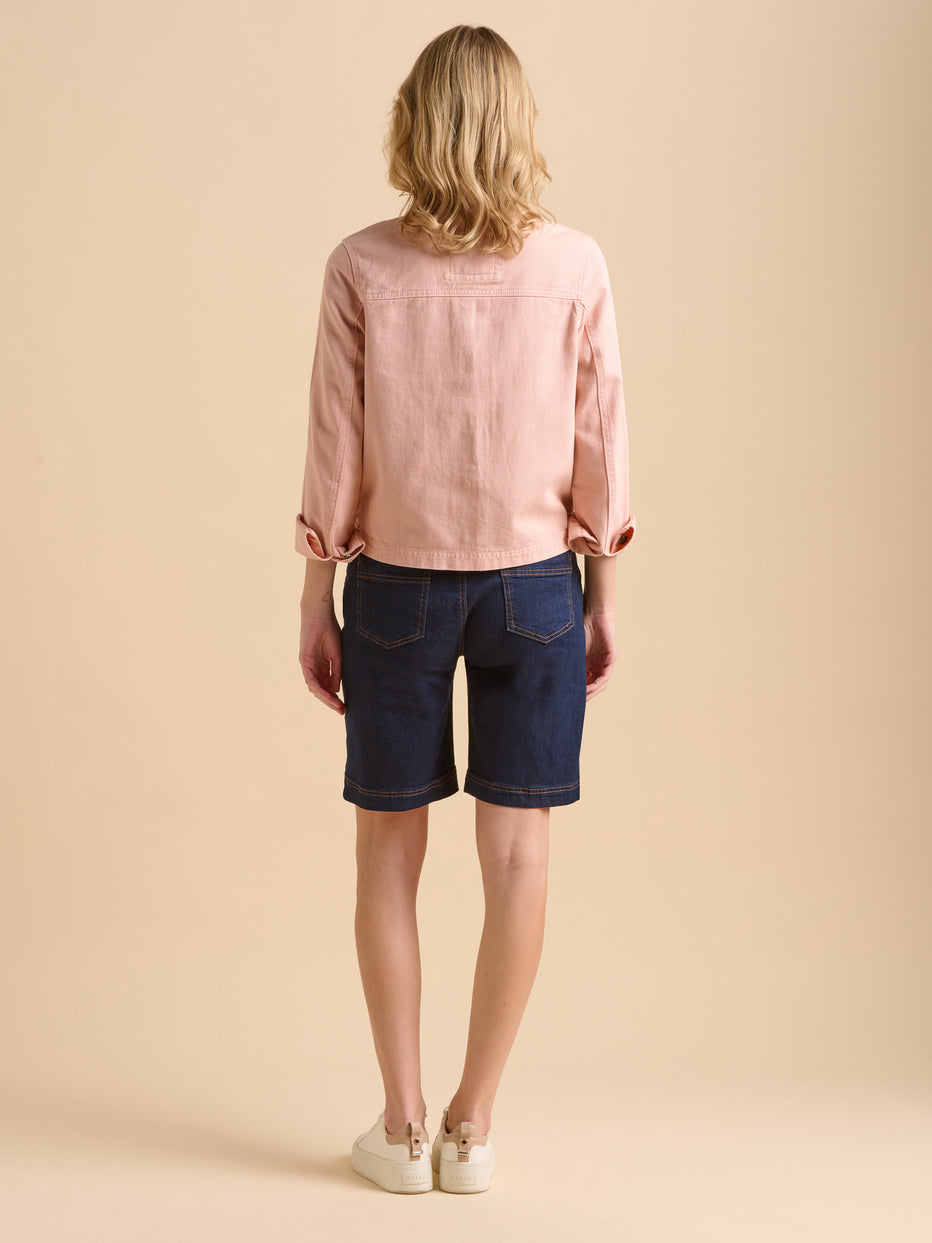 Brakeburn Frill Neck Denim Jacket
