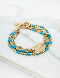 Envy Turquoise Bead Bracelet 4890-Envy-White finn