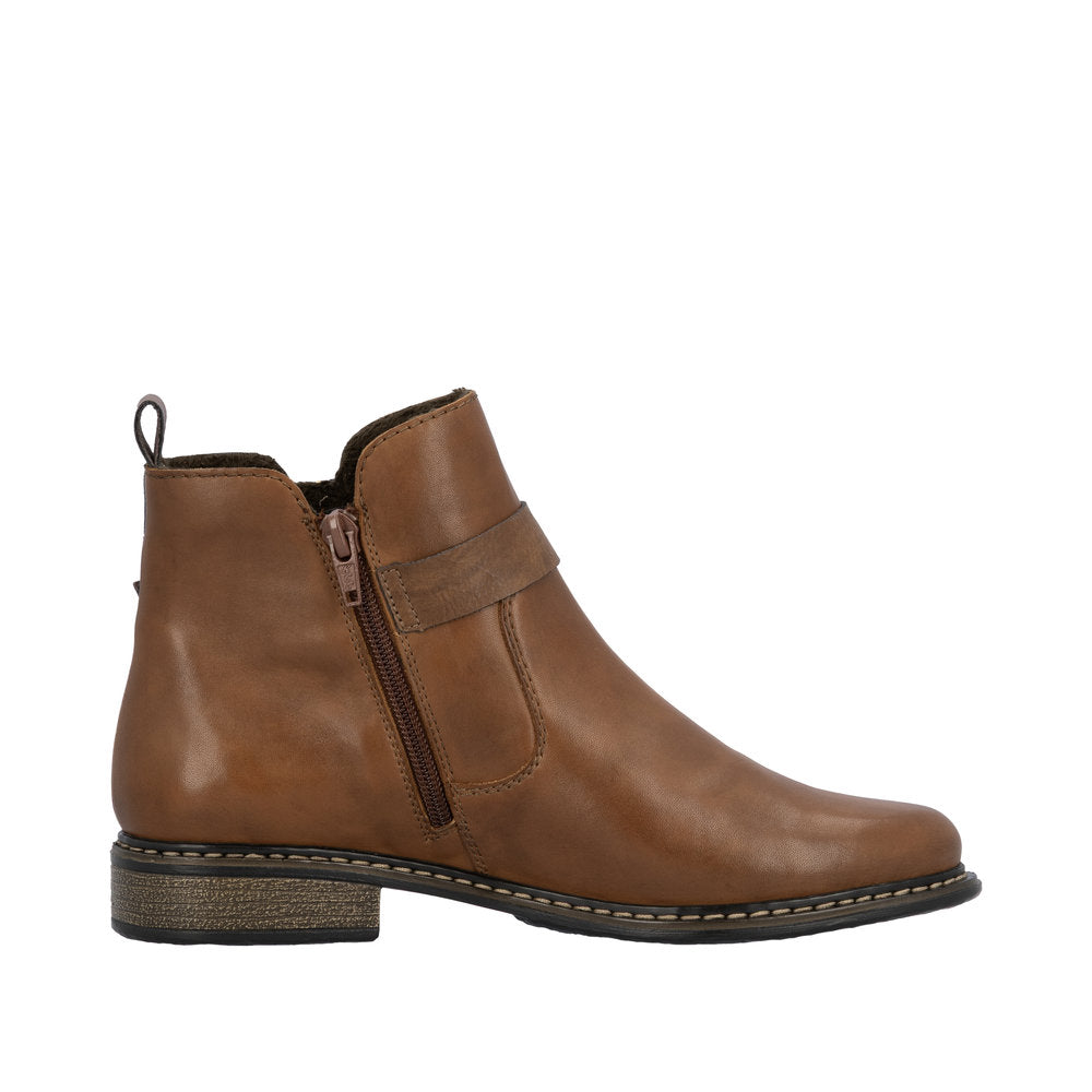 Rieker Tan Chelsea Boot Z4959-22-Footwear-White finn