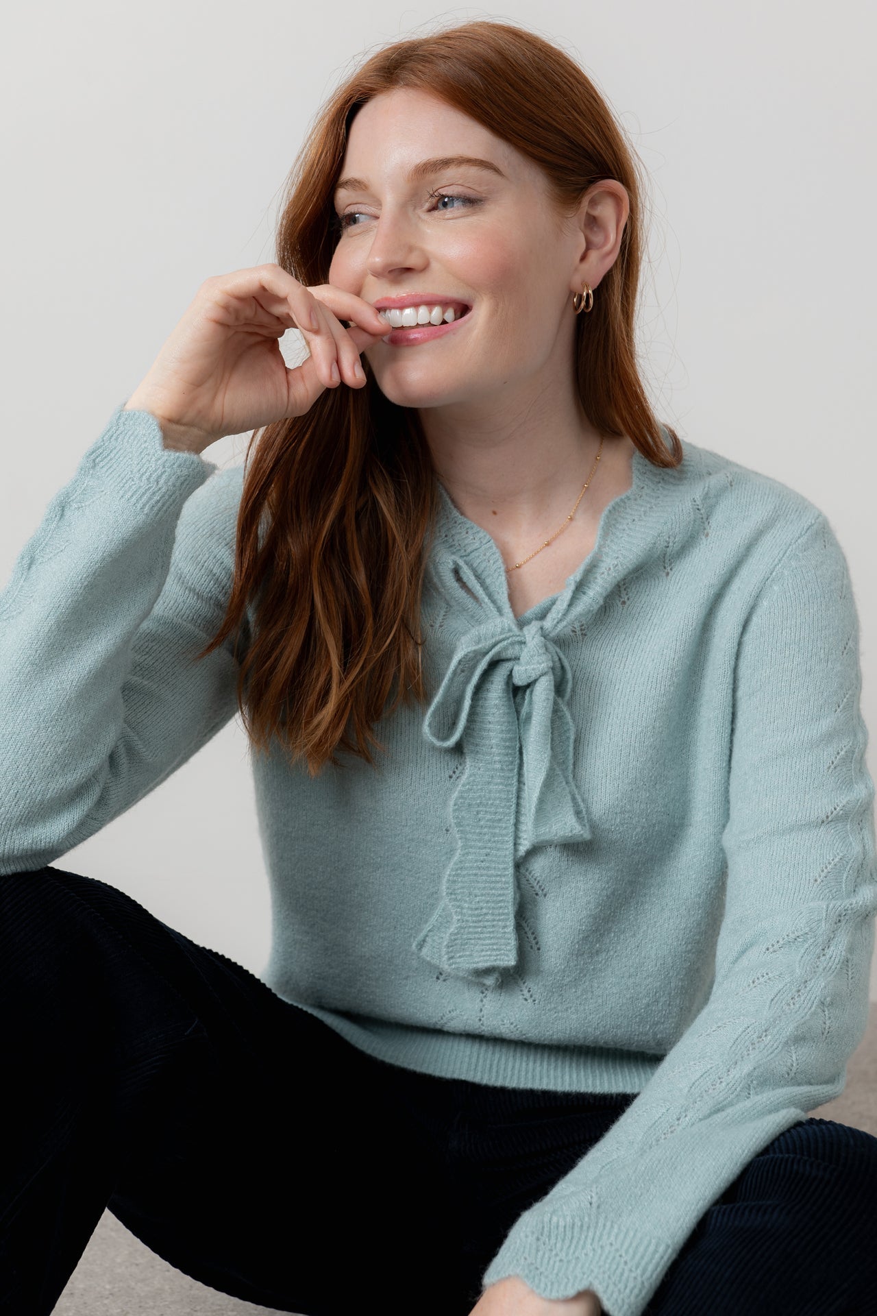 Lily and Me Elise Jumper Plain-White finn