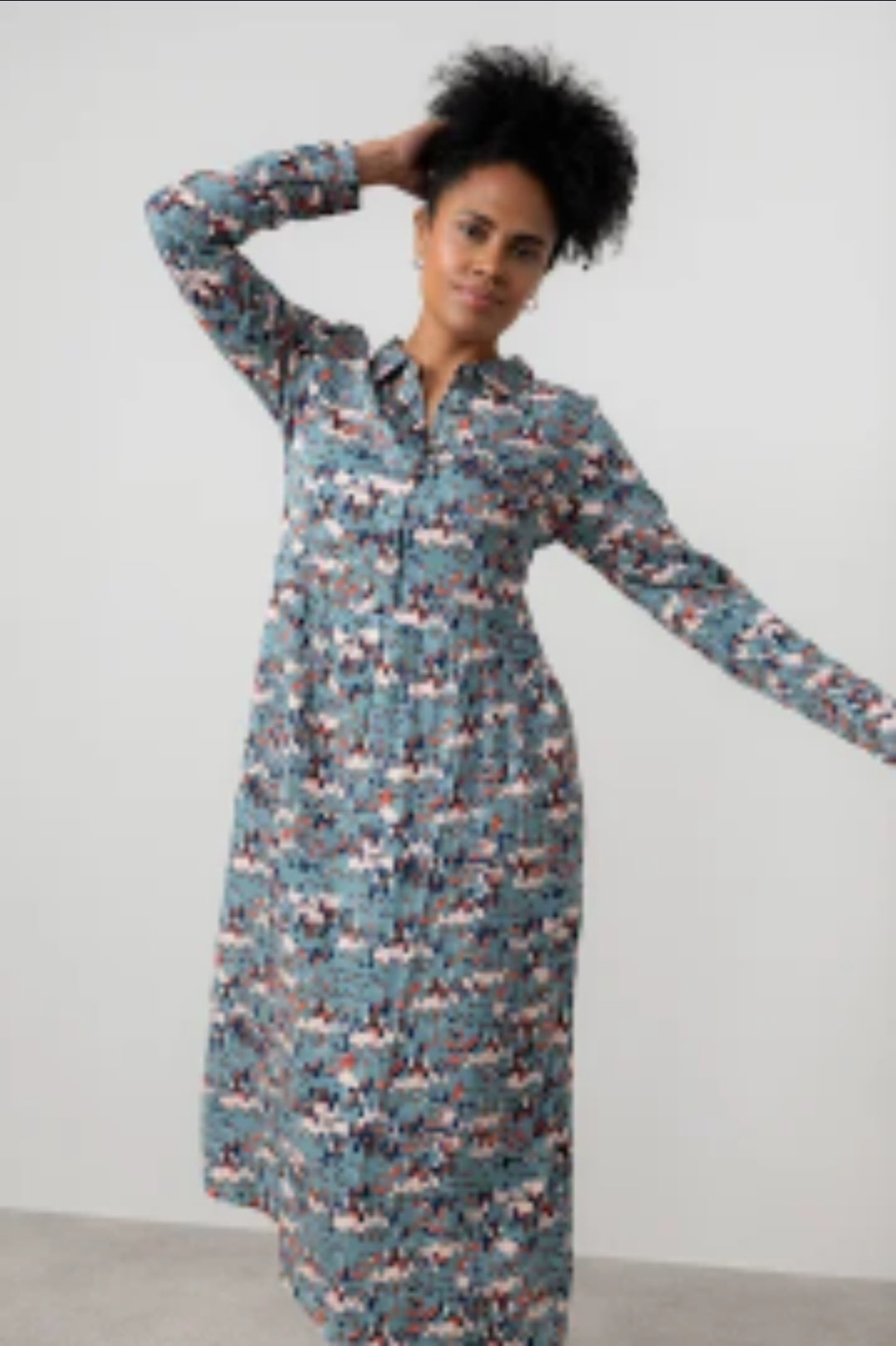 Lily and Me Seasons Dress Clover-White finn